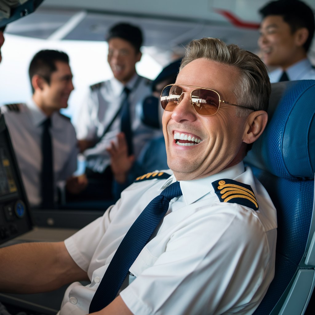 Happy Airline Captain