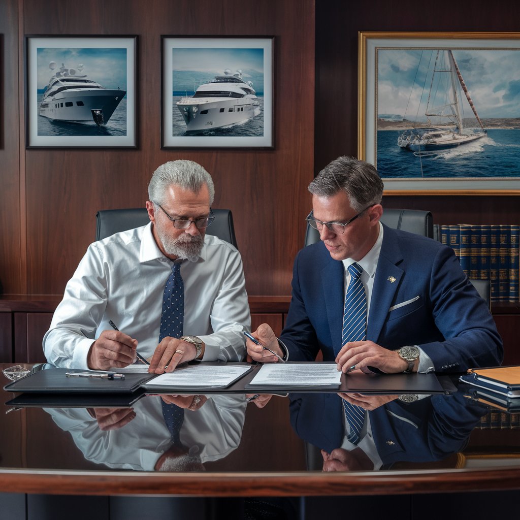 A Yachting Professional assisting a Yacht Owner with Regulations