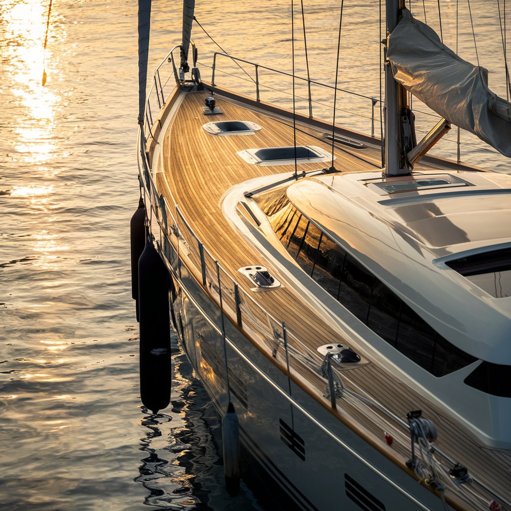 Stunning image of a Pristine Yacht