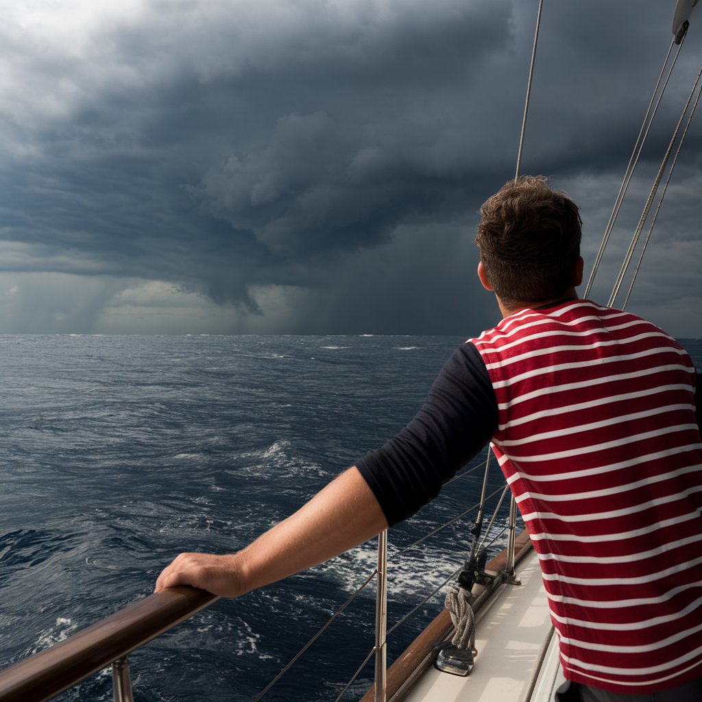 A brewing storm approaching